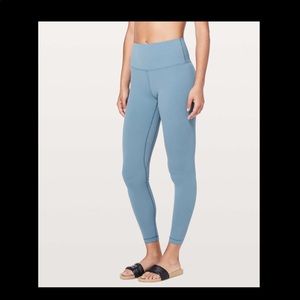 Lululemon High Rise Align Leggings 25” , Slate Blue